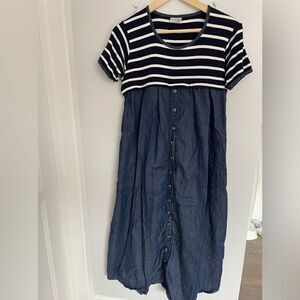 Women’s maternity feeding dress size M
